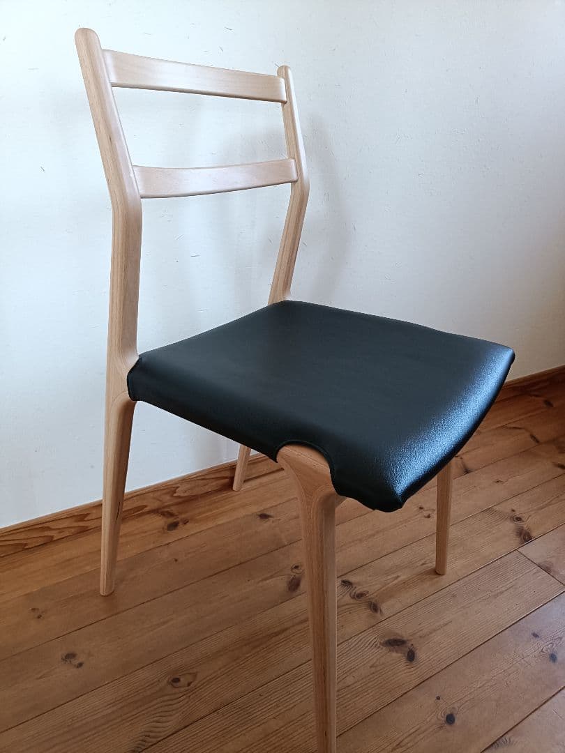【美品】天童木工　ダイニングチェア　インパラチェア　T-5513WB-NT　①