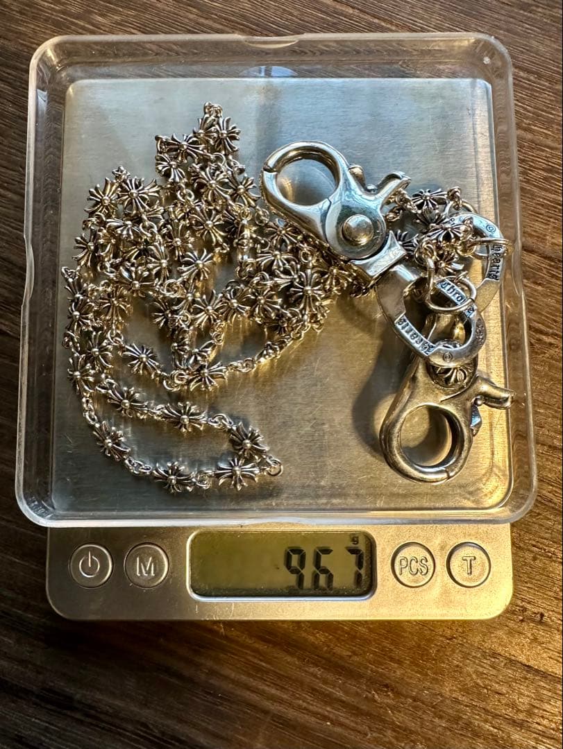 クロス２連チェーンウォレットチェーン