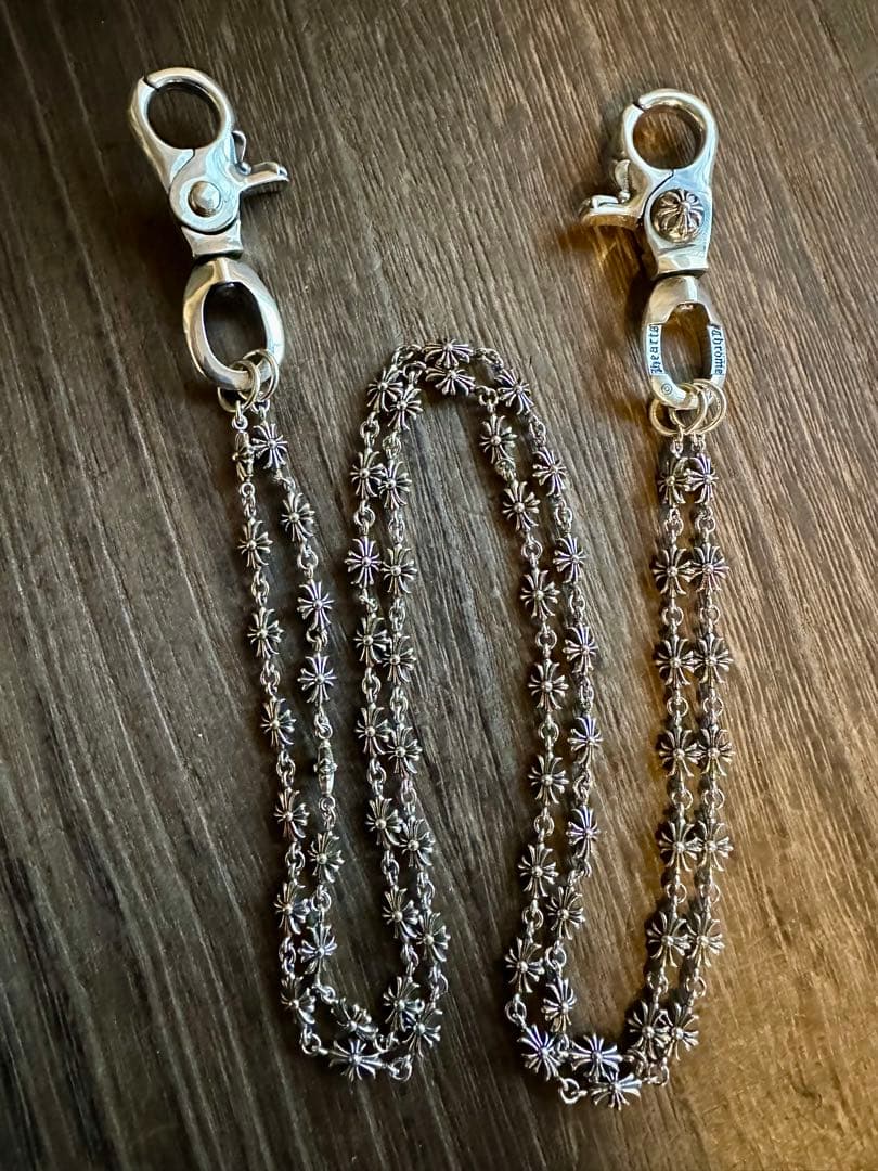 クロス２連チェーンウォレットチェーン