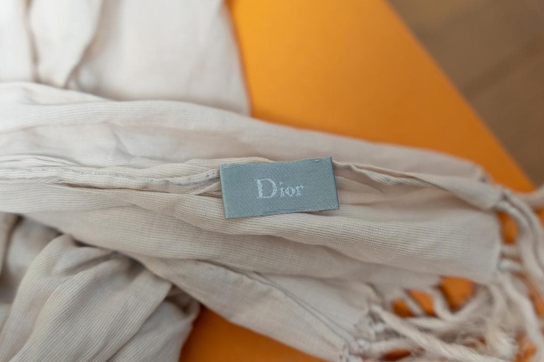 dior homme コットンしわ加工ロングストール