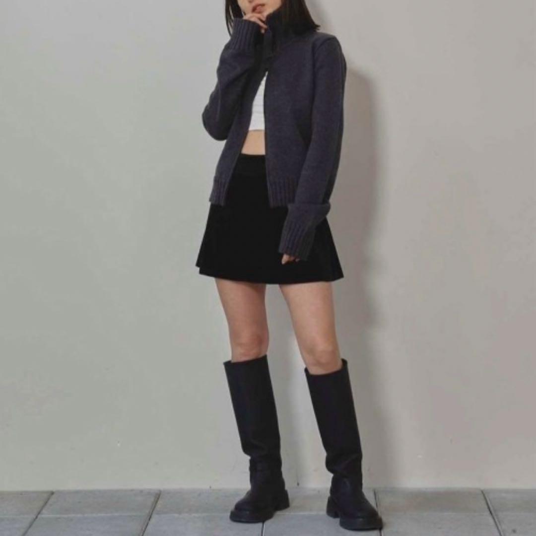 今期 新品TODAYFUL Velour Square Skirt ミニスカート