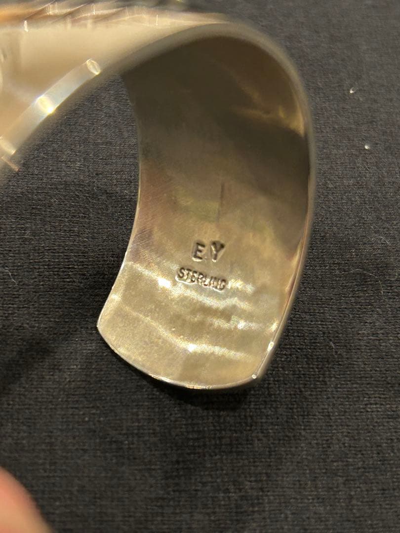 HOPI族（ホピ族） バングル（ブレスレット） Sterling silver