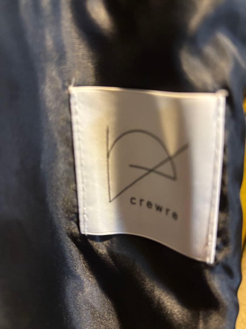 美品　ほぼ新品　メルトンロングコート　クルーレ crewre size3