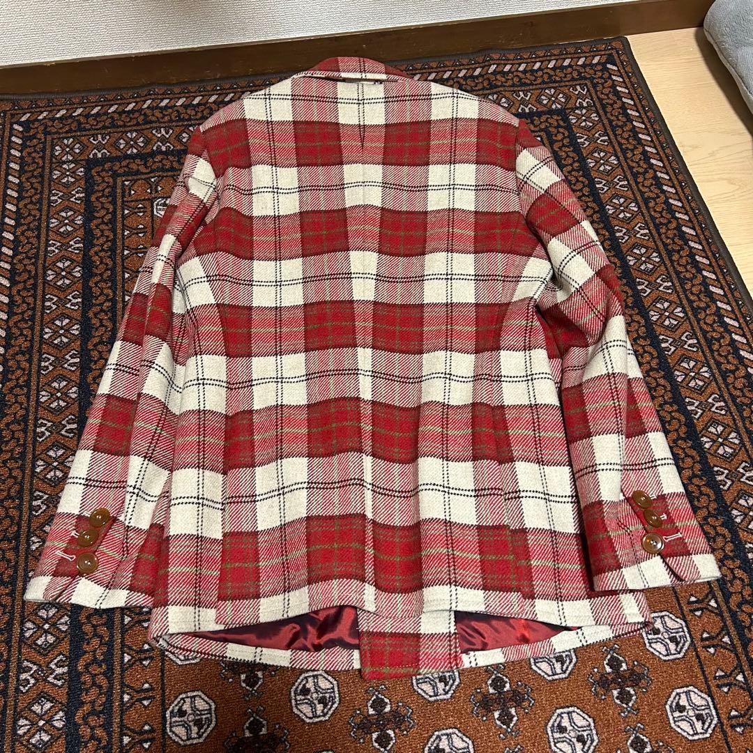 Vivienne Westwood MAN イタリア製 チェック ウールコート