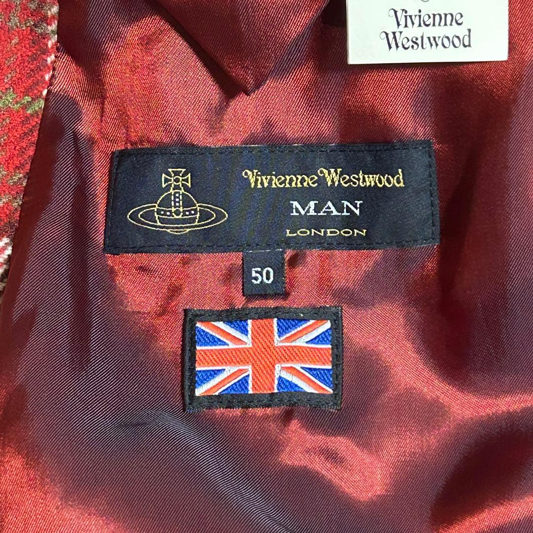Vivienne Westwood MAN イタリア製 チェック ウールコート