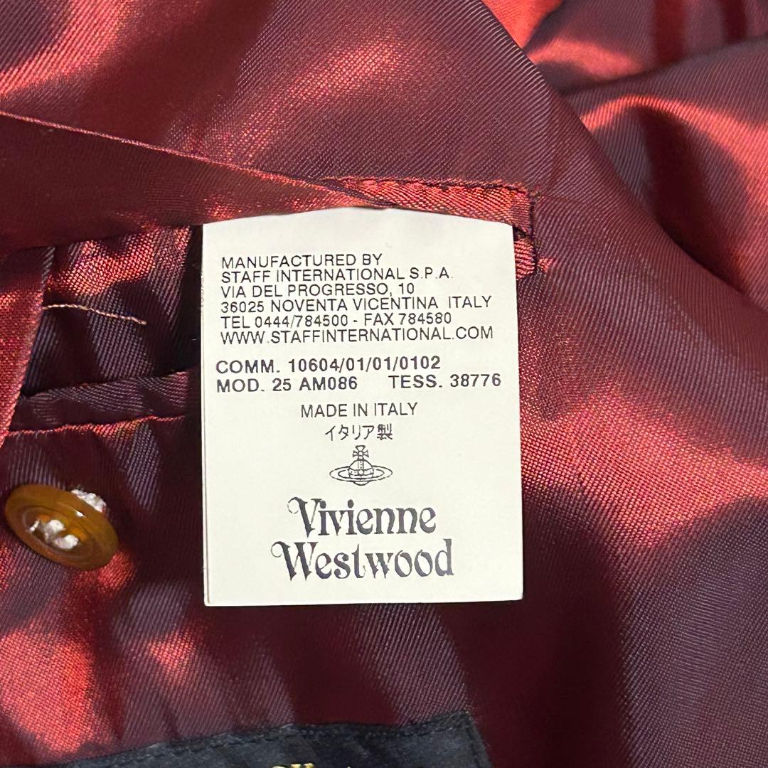 Vivienne Westwood MAN イタリア製 チェック ウールコート