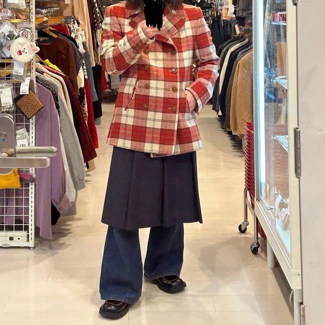 Vivienne Westwood MAN イタリア製 チェック ウールコート
