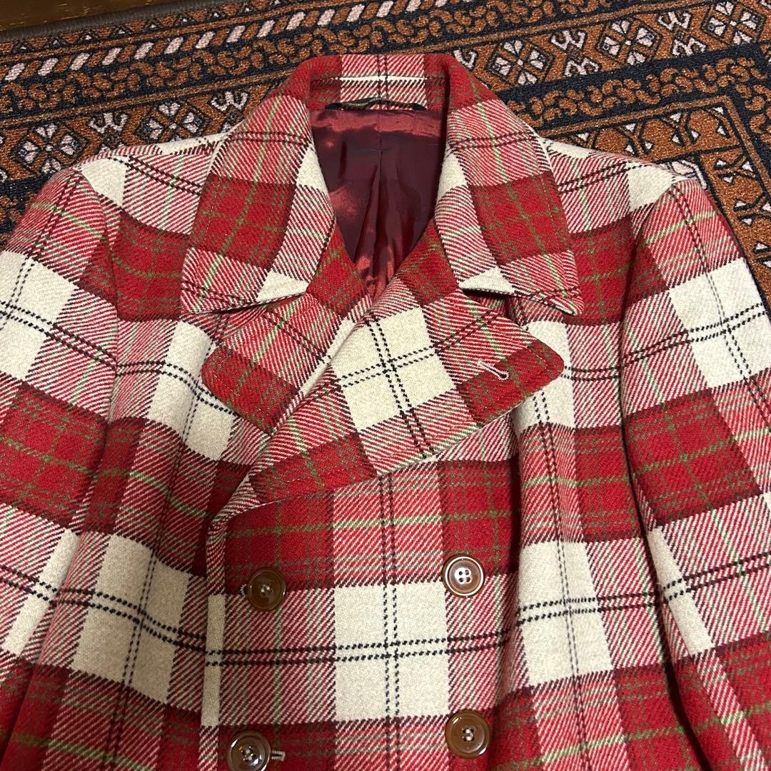Vivienne Westwood MAN イタリア製 チェック ウールコート