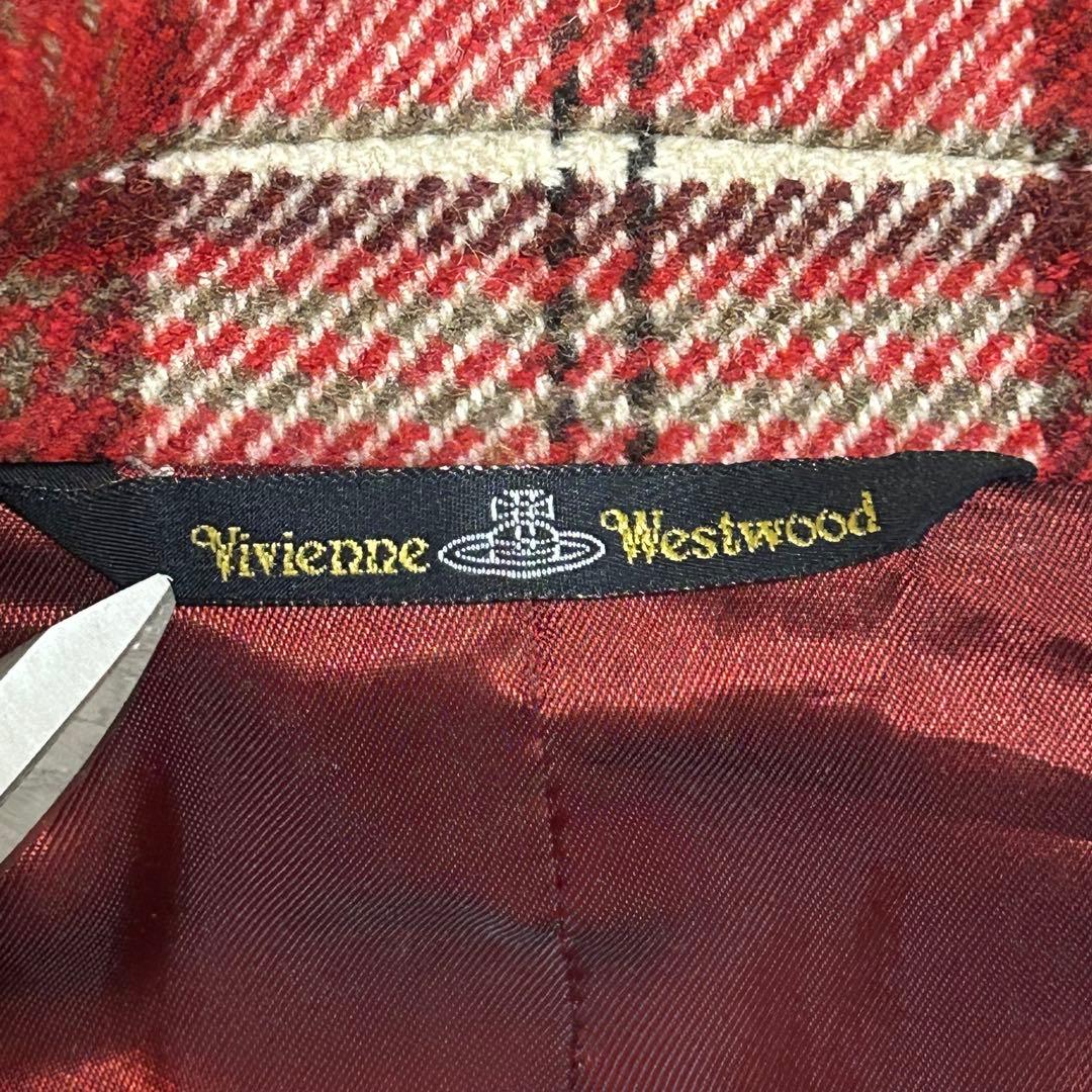 Vivienne Westwood MAN イタリア製 チェック ウールコート