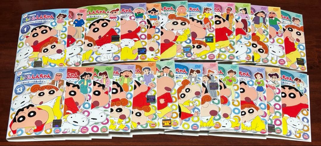 クレヨンしんちゃんTV版傑作選無印〜第15期 全巻完結セット 劇場版付 dvd
