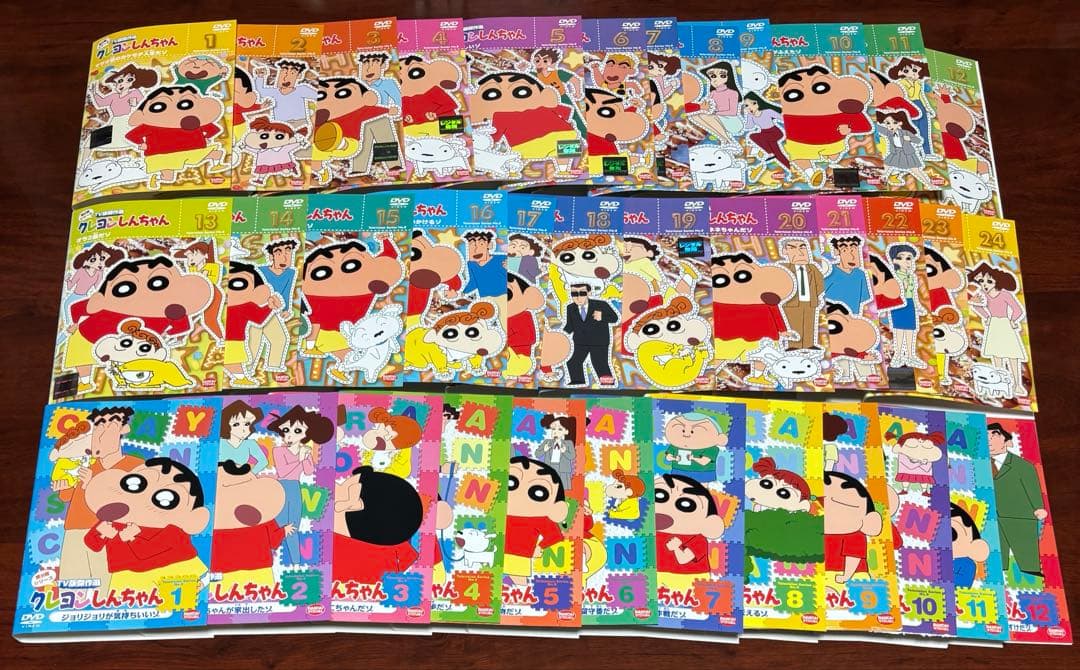 クレヨンしんちゃんTV版傑作選無印〜第15期 全巻完結セット 劇場版付 dvd