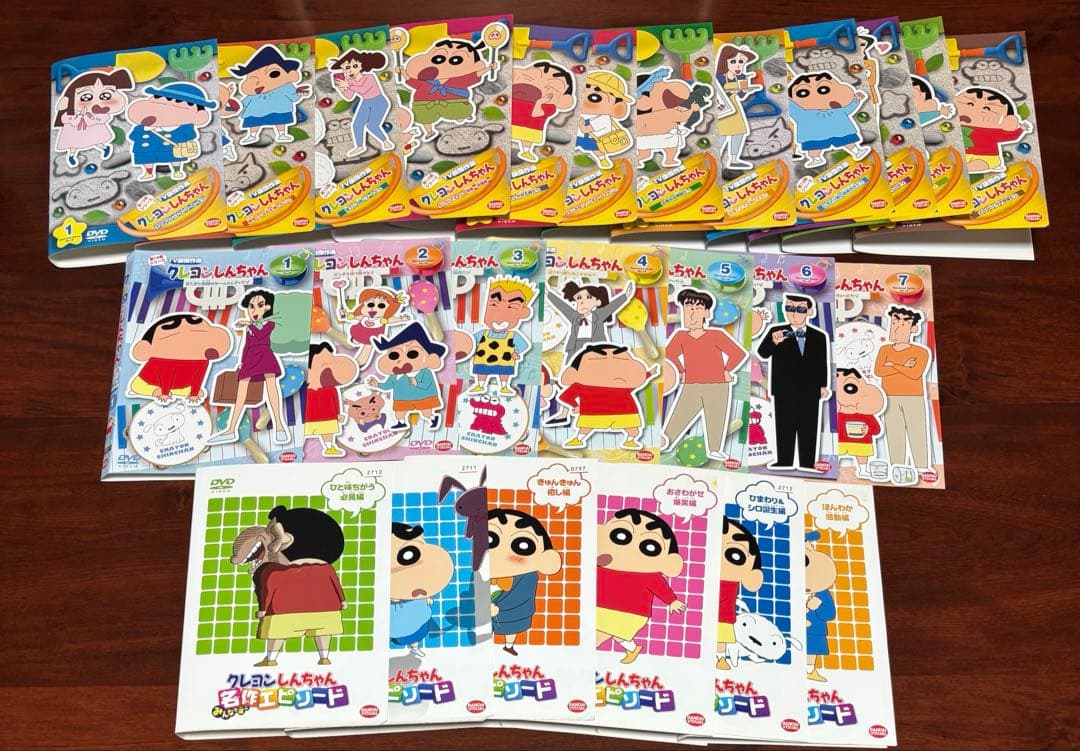クレヨンしんちゃんTV版傑作選無印〜第15期 全巻完結セット 劇場版付 dvd