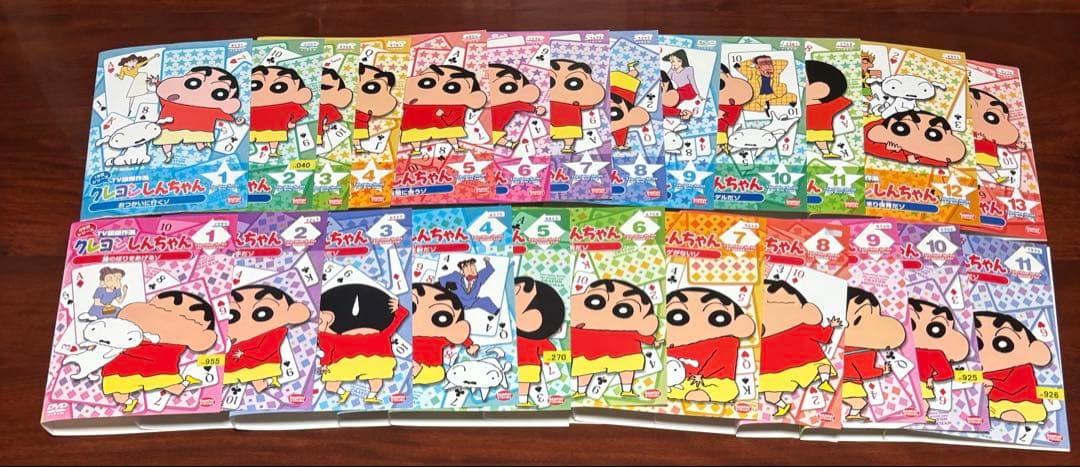 クレヨンしんちゃんTV版傑作選無印〜第15期 全巻完結セット 劇場版付 dvd