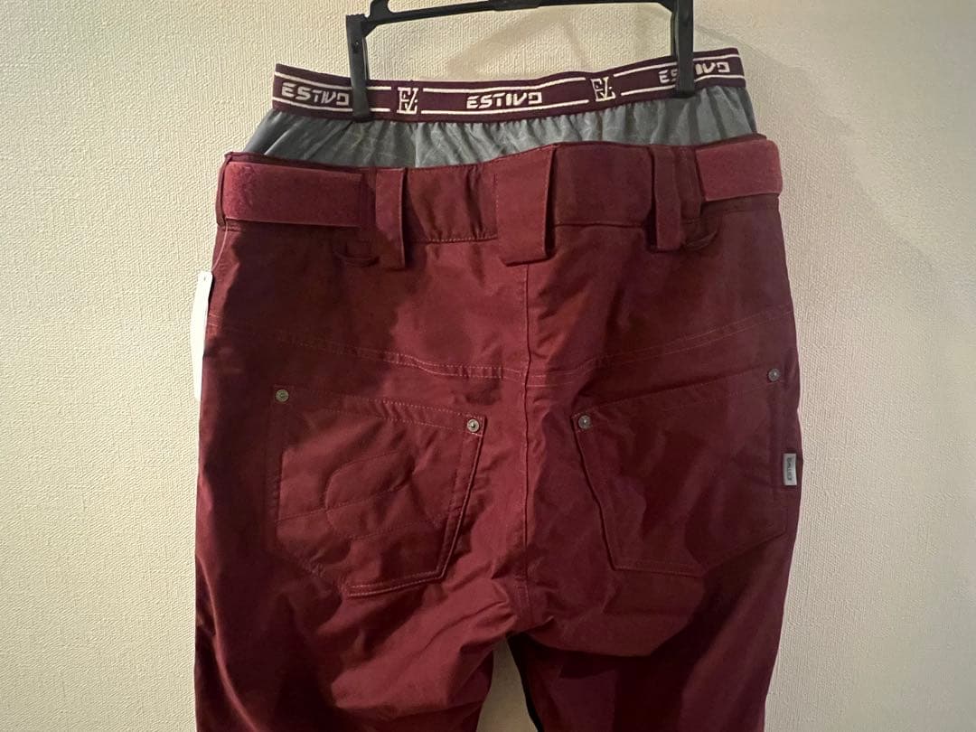 ESTIVO スノーボードパンツ バーガンディ
