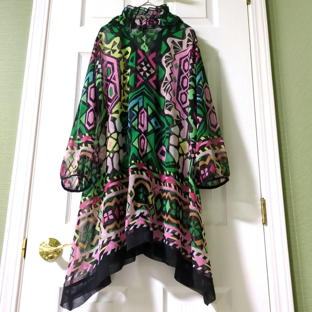 【専用】TOKUKO 1er VOL　前開き チュニック　総柄　カラフル