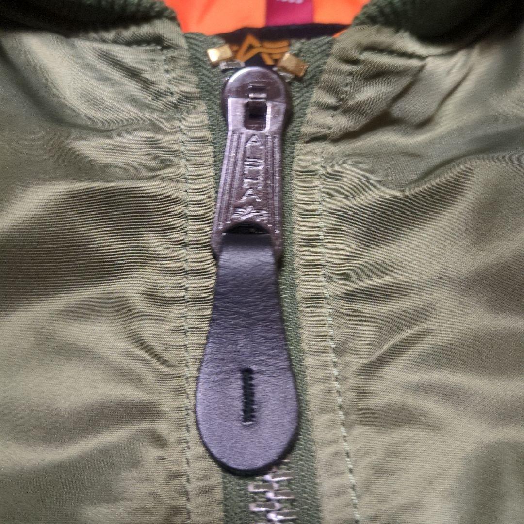 MA-1 ロングコート フード付き アルファインダストリー