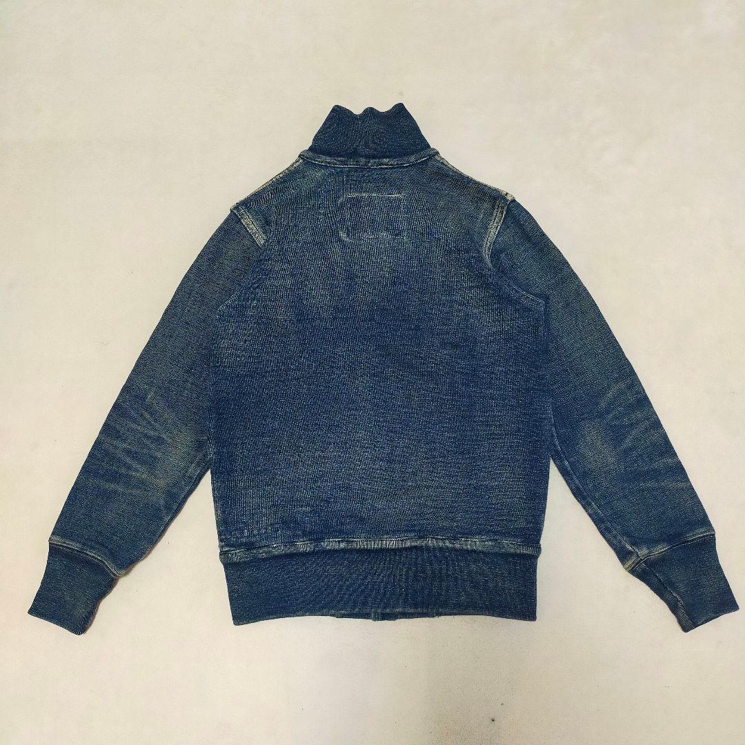 美品　KAPITAL　0サイズ　加工　スウェット素材　デニムジャケット