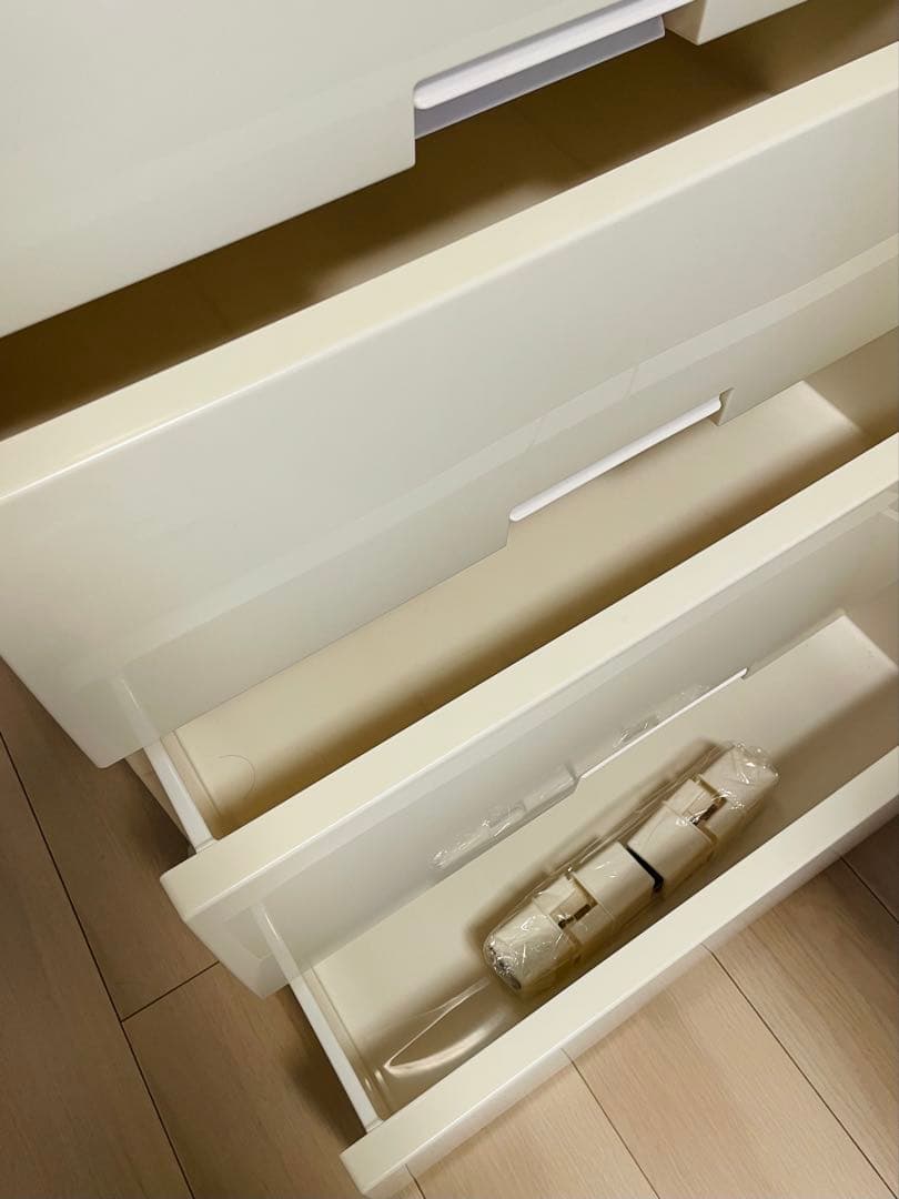 送料込 天馬 FITS フィッツプラス チェスト ７段　ホワイト　メープル