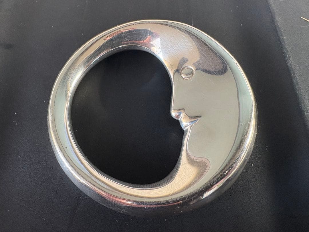 稀少 ティファニー ベビーラトル マン・イン・ザ・ムーン ガラガラ