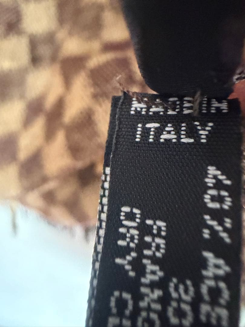 Giorgio Armani 【おまけ付】 ブラウン チェックマフラー