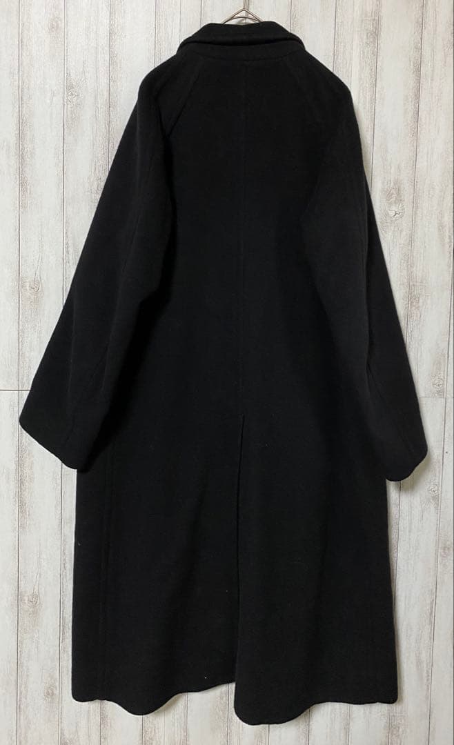 オーラリー カシミヤ ウール チェスターコート ブラック 19aw 0サイズ