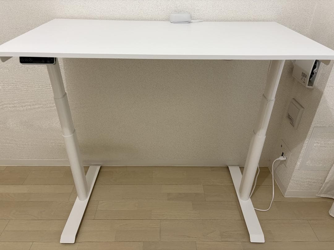FLEXISPOT E8 電動式昇降デスク ホワイト（天板なし）