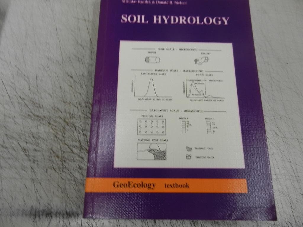 洋書＜GeoEcology＞【SOIL HYDROLOGY】＜土壌の水分動態＞