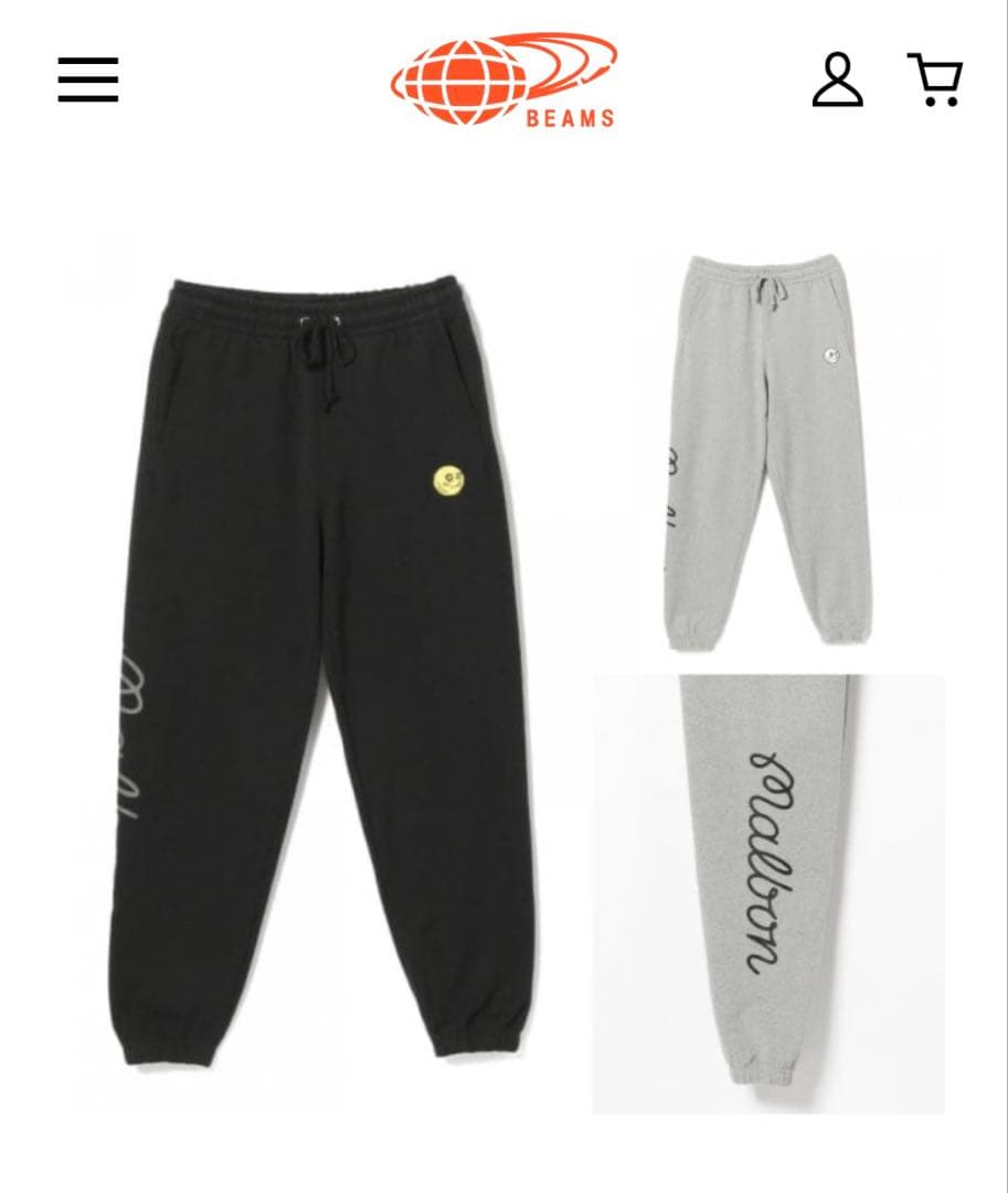 MALBON GOLF × BEAMS GOLF スウェット セットアップ M