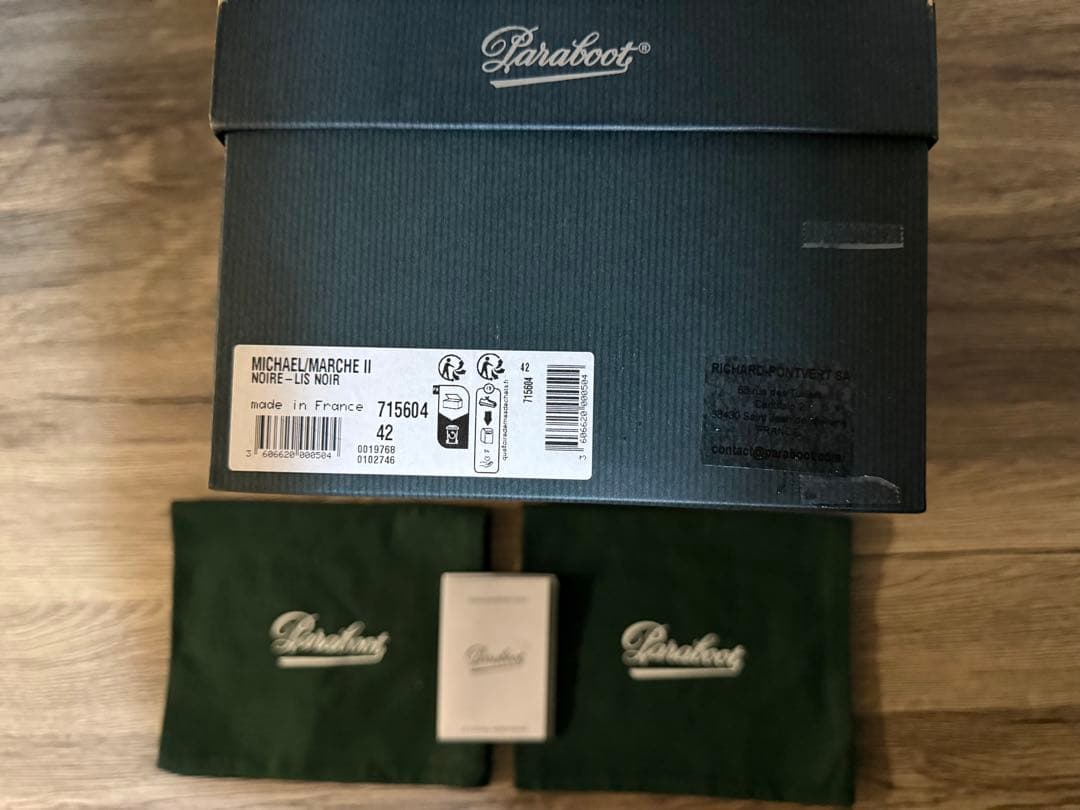 【新品未使用】Paraboot MICHAEL FR 42パラブーツ ミカエル