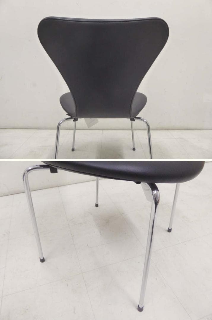 新品 正規品■フリッツハンセン■2025年 レザー セブンチェア ブラック-2