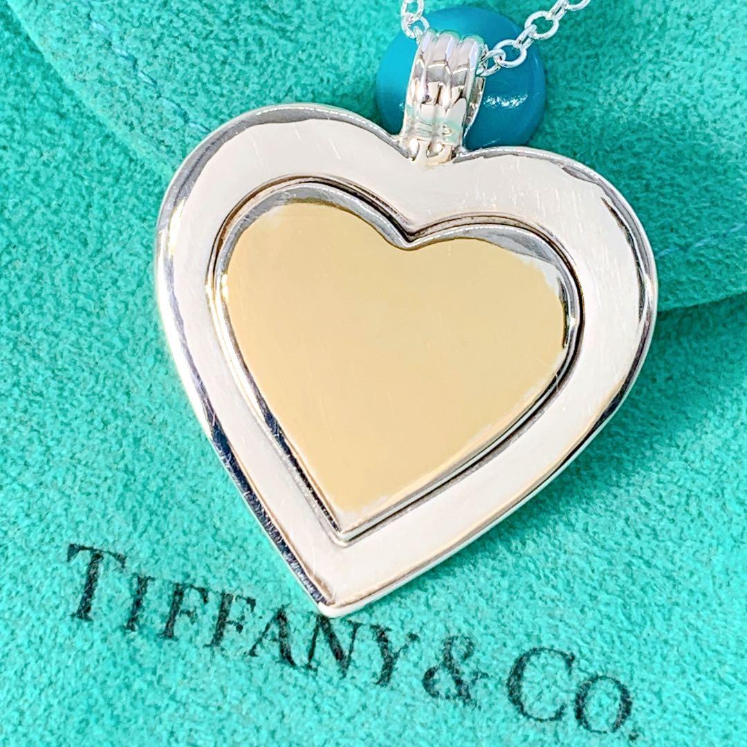 ティファニー ハート コンビ ネックレス チェーン社外品 シルバー ゴールド