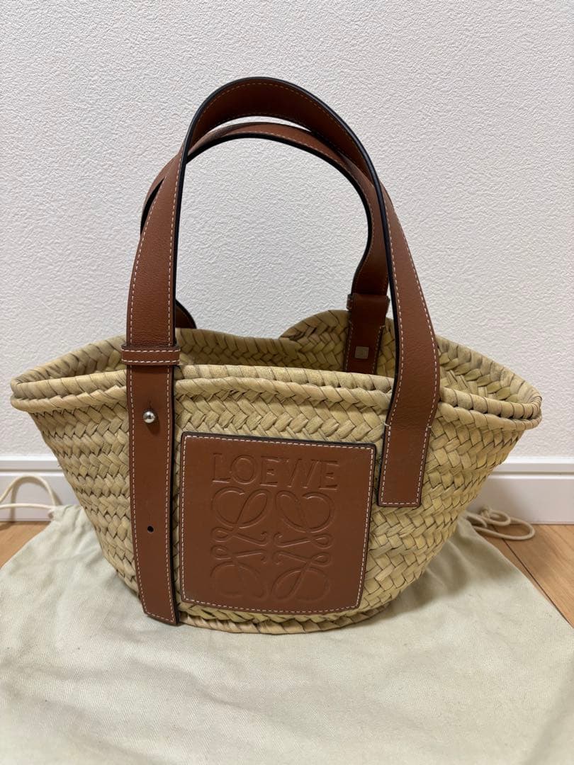 【最終値下げ】LOEWE かごバッグ ※付属の巾着付き