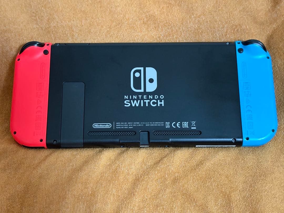 【訳あり】Nintendo Switch 本体 赤/青 SDカード・ケースつき