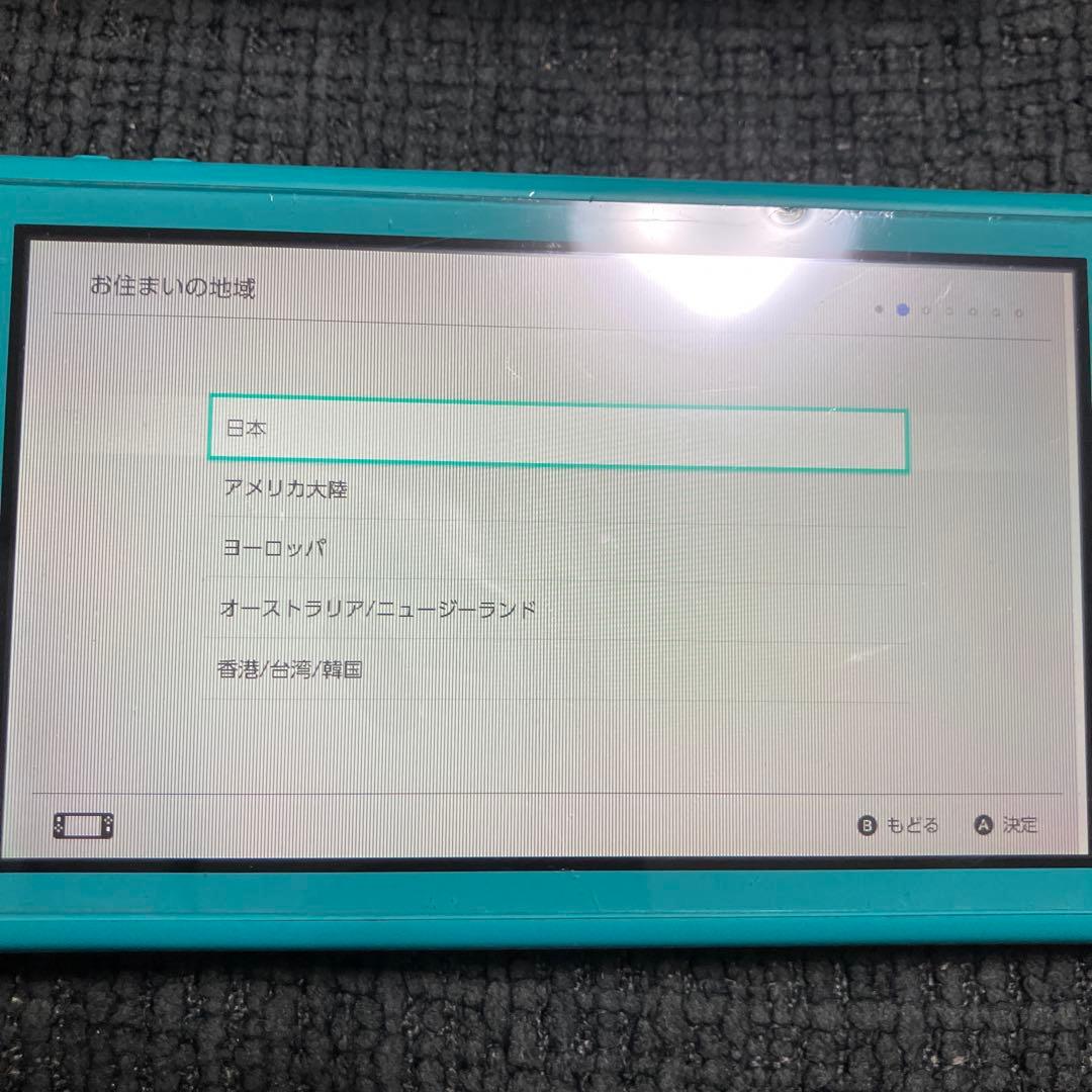 Nintendo Switch Lite ターコイズ 本体　ジャンク