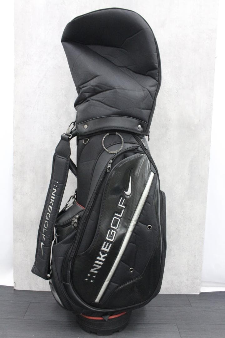 ▲NIKE GOLF ナイキ ゴルフ キャディバッグ エナメル ブラック