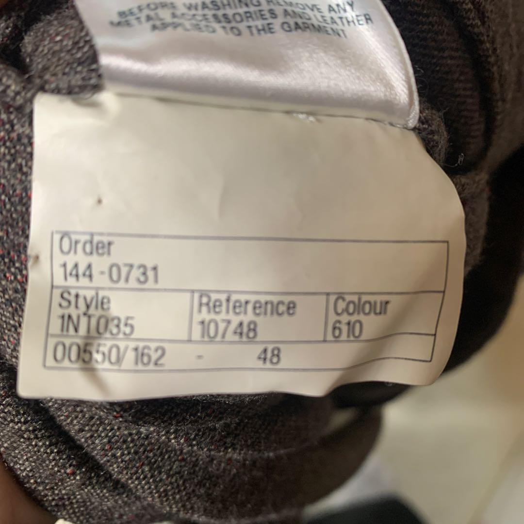 INCOTEX インコテックス　SLOWEAR ウールスラックス　48 L 茶