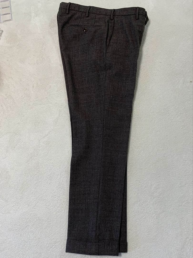 INCOTEX インコテックス　SLOWEAR ウールスラックス　48 L 茶