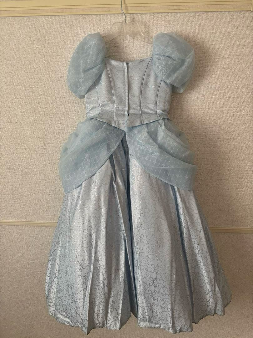 シンデレラプレミアムドレス【140】ビビディバビディブティック⭐︎ケープ付き⭐︎