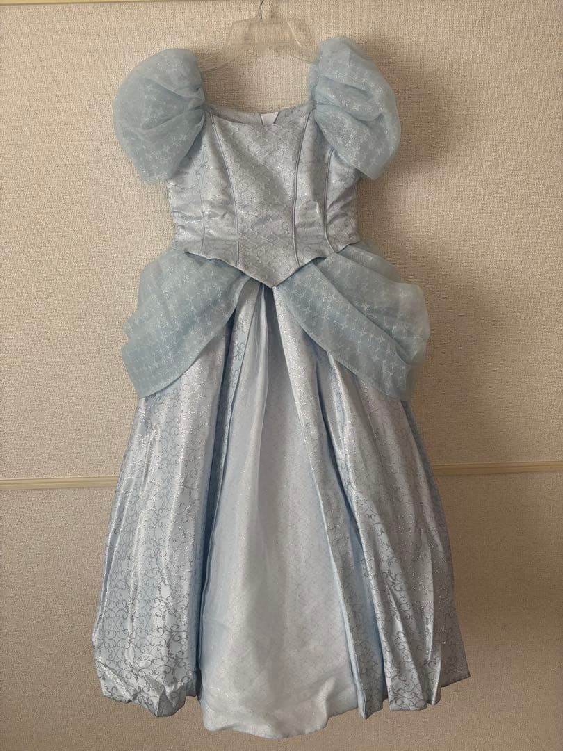 シンデレラプレミアムドレス【140】ビビディバビディブティック⭐︎ケープ付き⭐︎