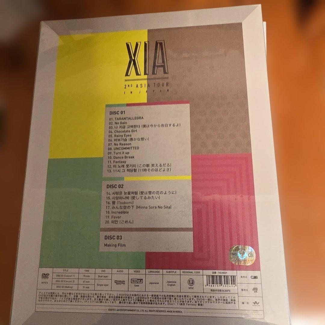 K-POP・アジア XIA 2nd ASIA TOUR IN JAPAN DVD