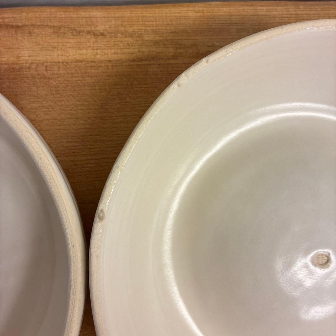 ちゃーさん新品　陶器　陶芸作家　変形鉢5個　44