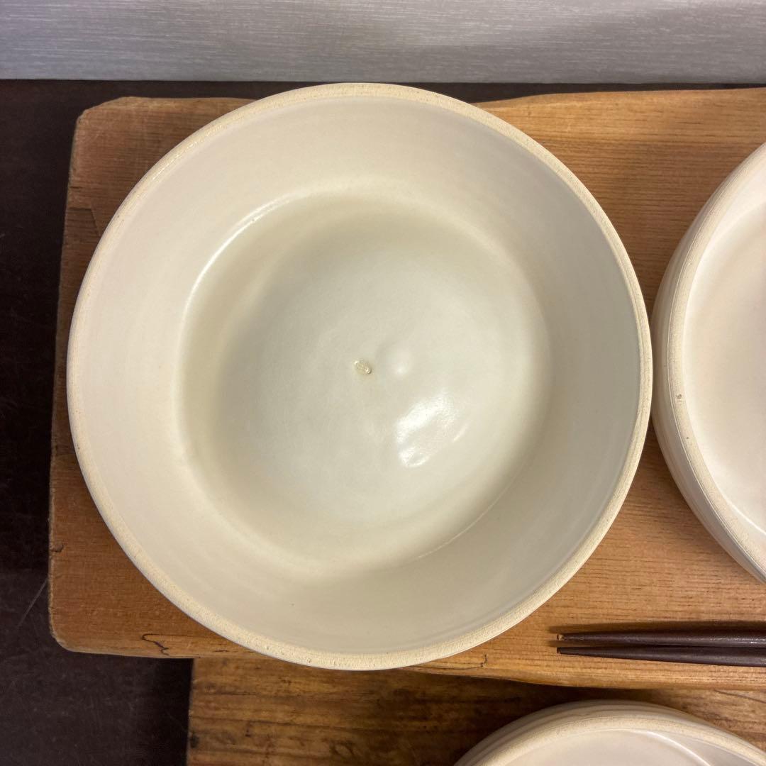 ちゃーさん新品　陶器　陶芸作家　変形鉢5個　44