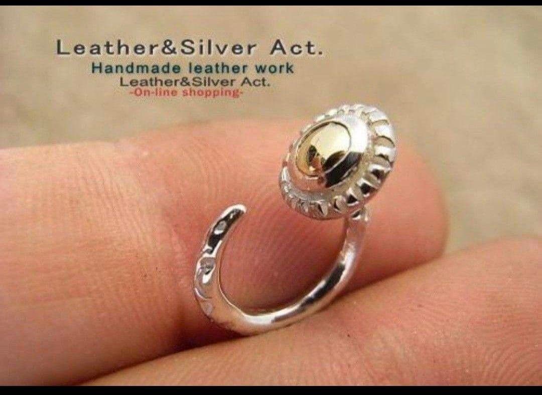 フックピアス　シルバー925 ボディピアス　フープピアス ボディピアス　ゴールド