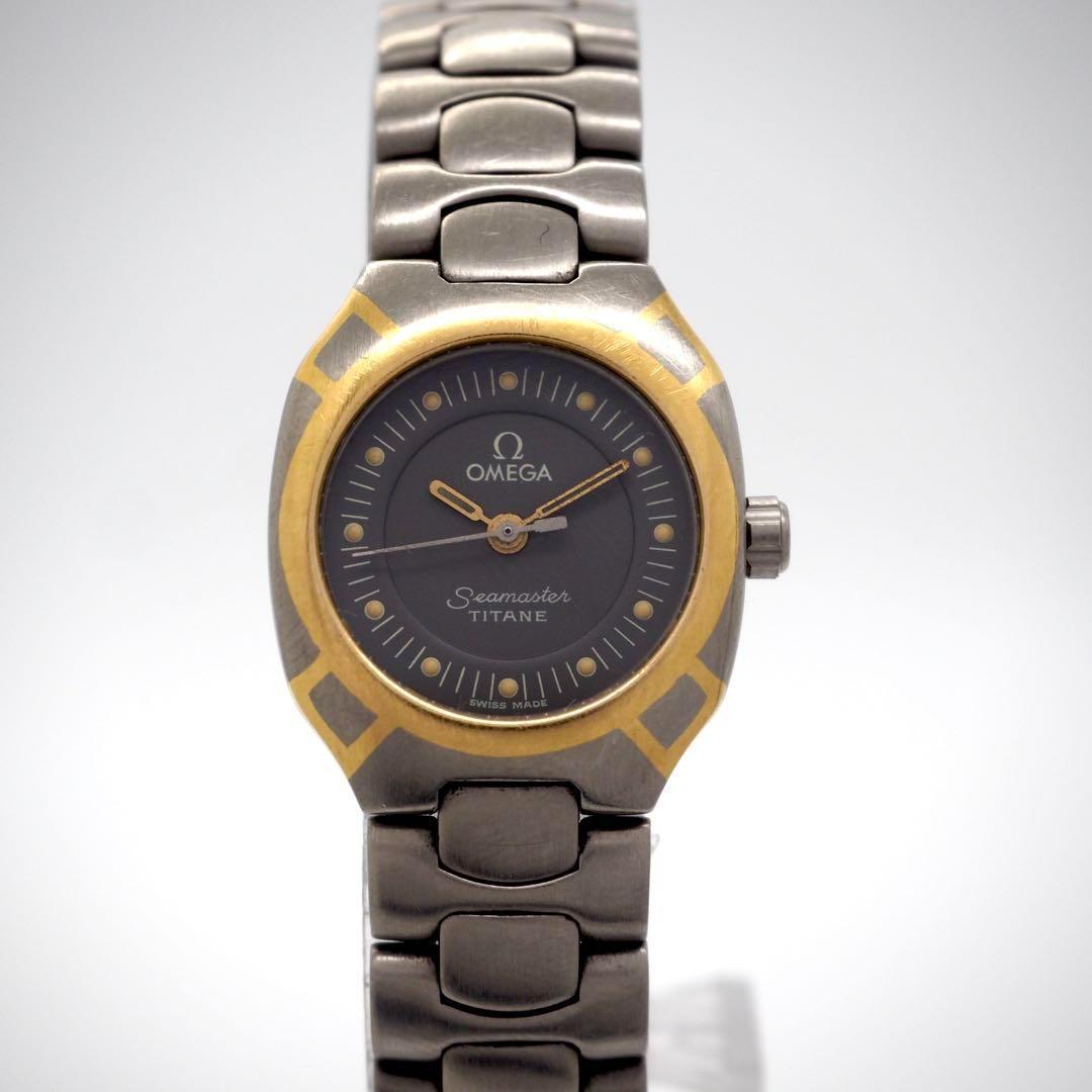 264【美品】OMEGA 時計　シーマスター ポラリス レディース　ゴールド
