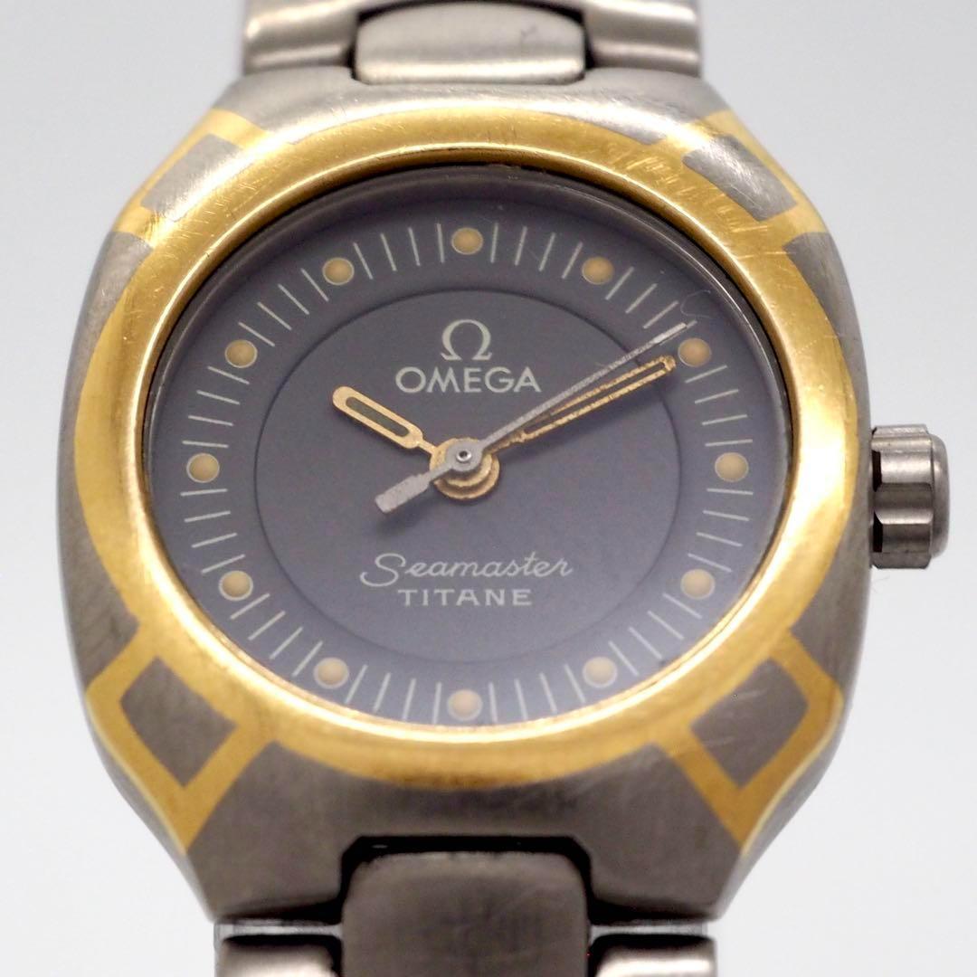 264【美品】OMEGA 時計　シーマスター ポラリス レディース　ゴールド