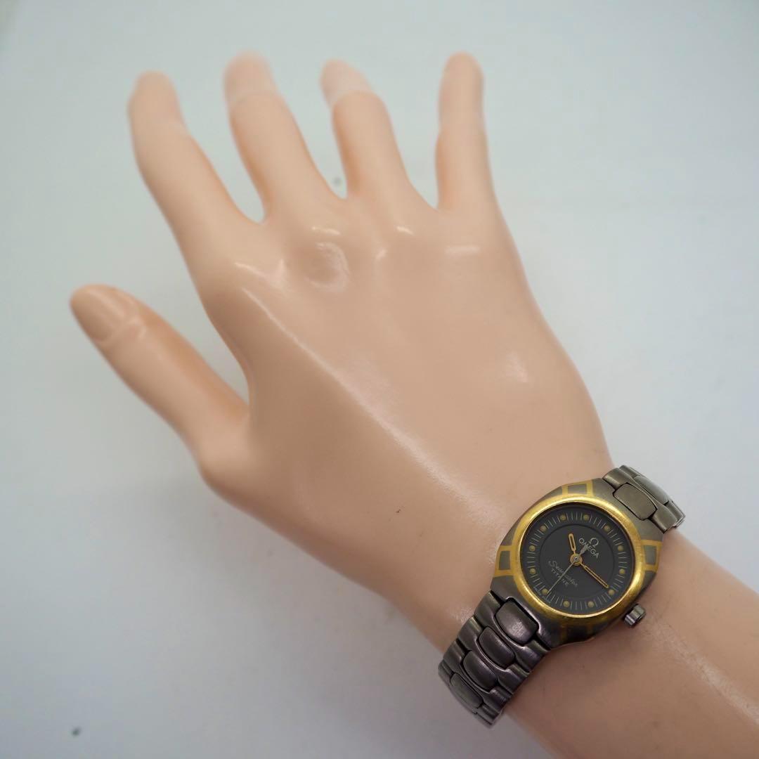 264【美品】OMEGA 時計　シーマスター ポラリス レディース　ゴールド