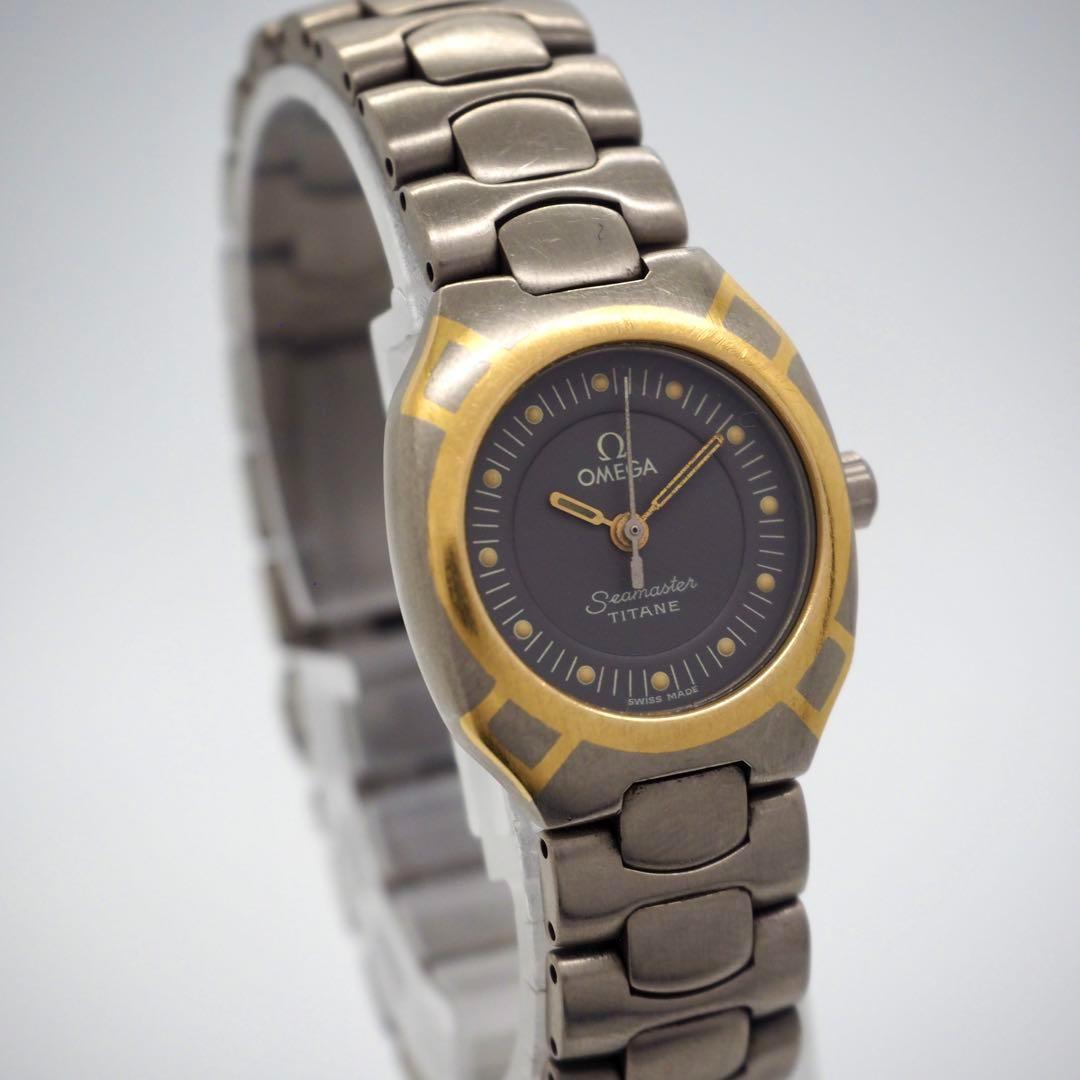 264【美品】OMEGA 時計　シーマスター ポラリス レディース　ゴールド