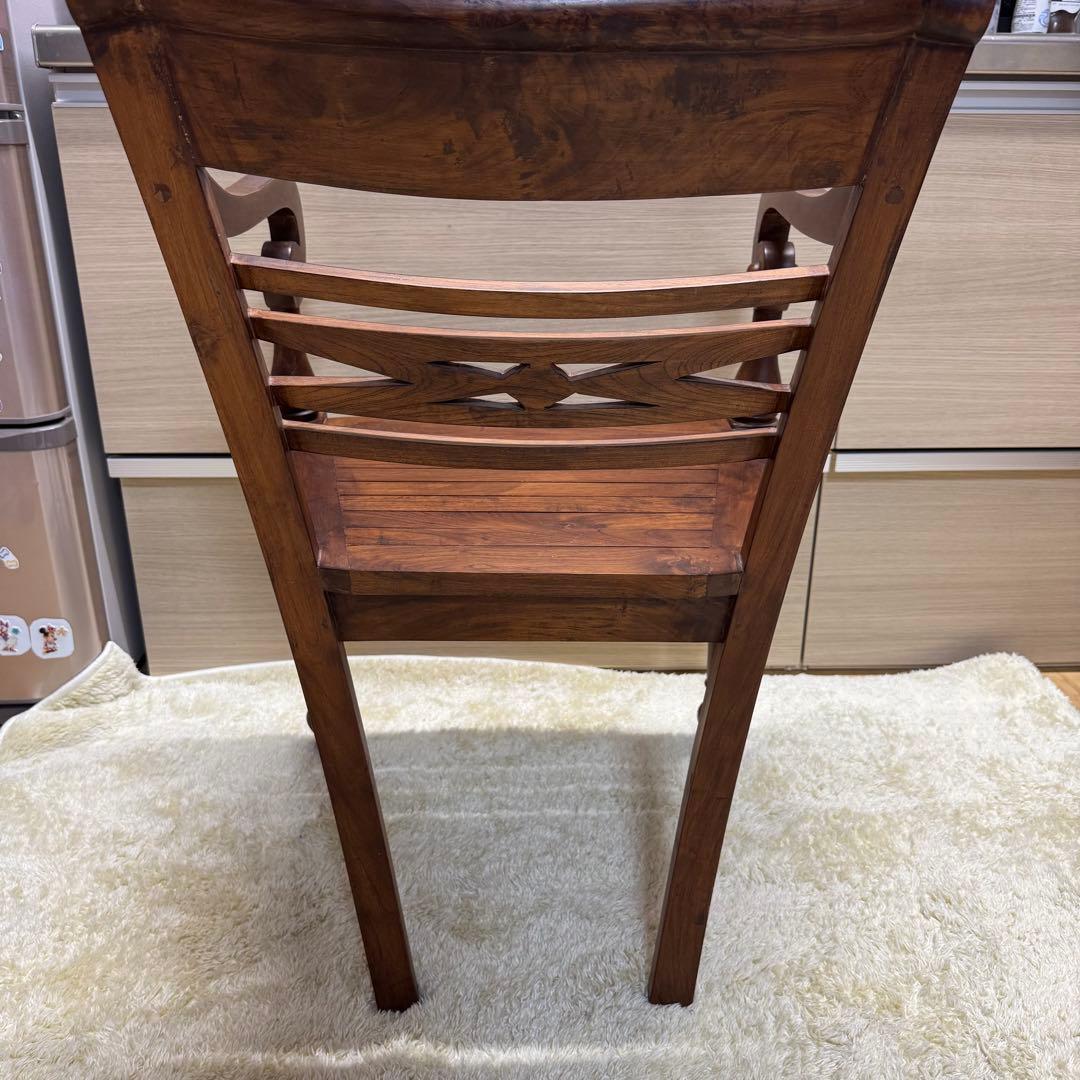 【希少】アームチェアー ブラウン アンティーク