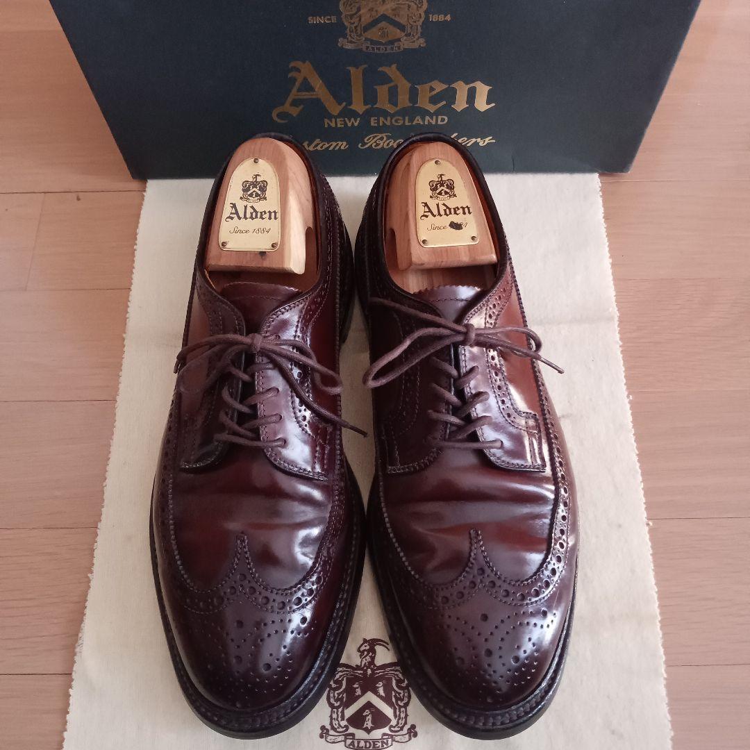 新着【極美品】ALDEN975オールデンコードバン