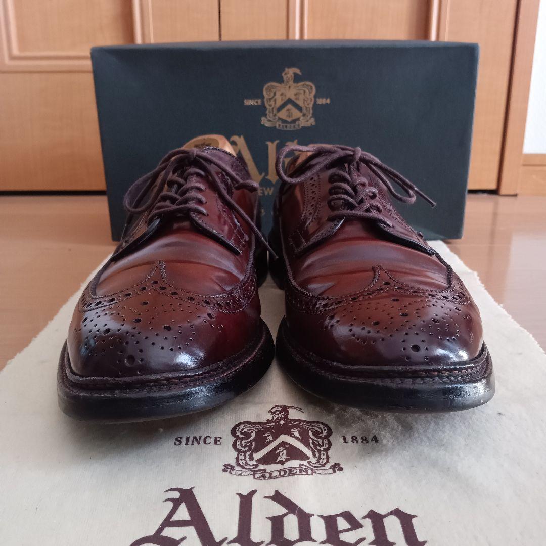 新着【極美品】ALDEN975オールデンコードバン